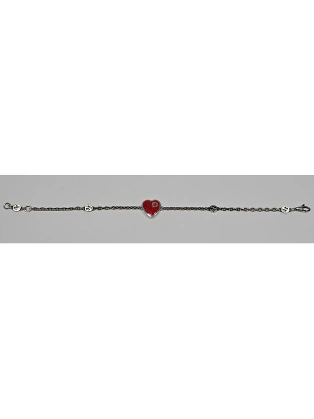 G interlocking heart blasley bracelet - GUCCI - BALAAN 4