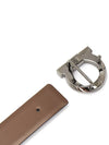 Gancini Reversible Leather Belt - SALVATORE FERRAGAMO - BALAAN 6
