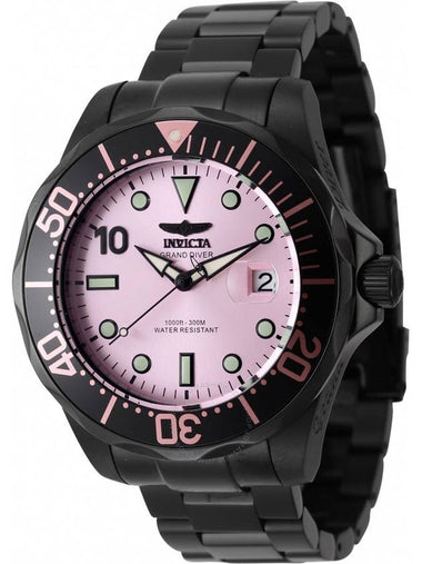 Invicta Pro Diver Automatic Pink Dial Men's Watch 47187 - INVICTA - BALAAN 1