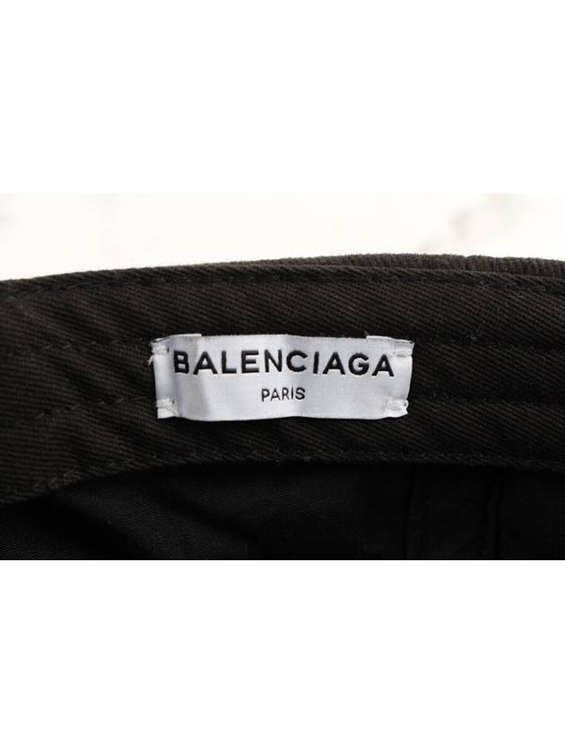 Wave logo ball cap black L 58 - BALENCIAGA - BALAAN 6