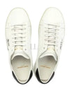 Court Classic SL 06 Leather Low Top Sneakers White - SAINT LAURENT - BALAAN 2