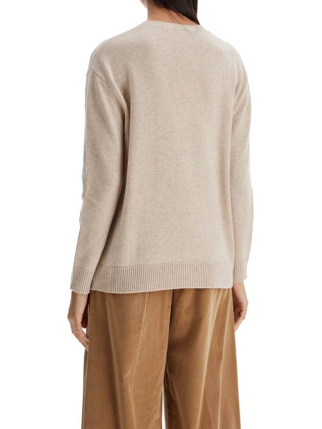 Plata crew neck knit top beige - MAX MARA - BALAAN 4