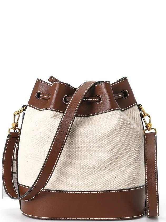 Mini Cleo Bucket Bag Beige - BALLY - BALAAN 4