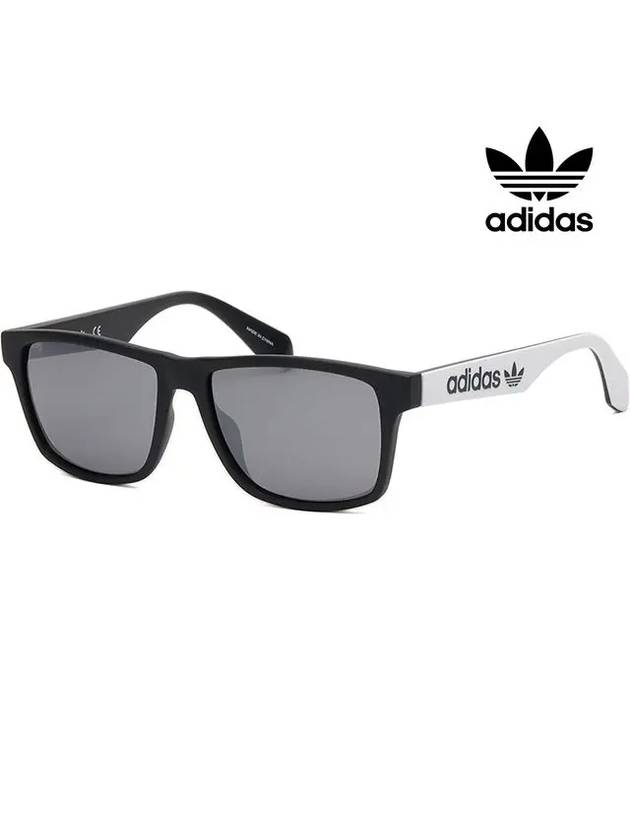 Eyewear Logo Rectangular Sunglasses Shiny Black - ADIDAS - BALAAN 2