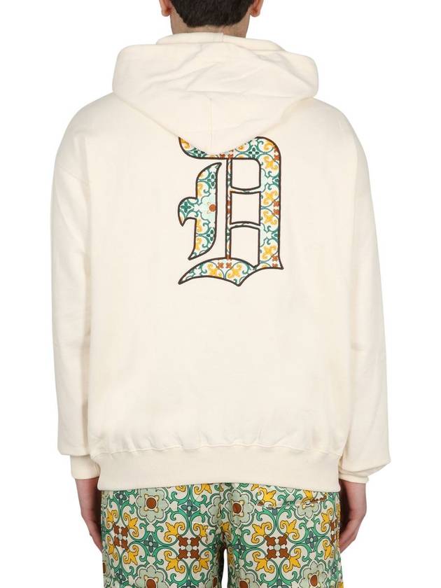 Drôle De Monsieur Hooded Sweatshirt With Logo - DROLE DE MONSIEUR - BALAAN 3