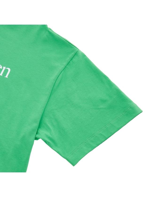 Fantastic Green Sustainable Cotton Short Sleeve T-Shirt Green - MSGM - BALAAN 6