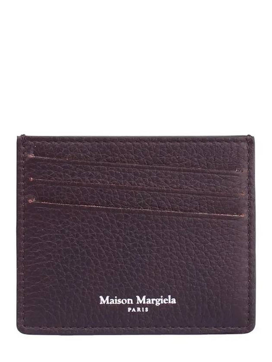 Signature Stitch Card Wallet Brown - MAISON MARGIELA - BALAAN.