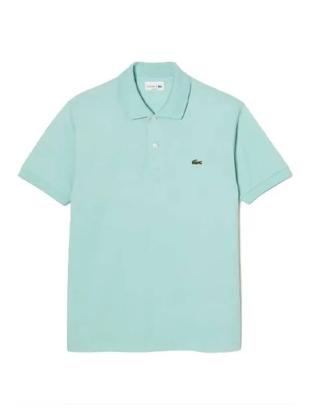 Men's Logo Classic Fit Cotton Short Sleeve Polo Shirt Mint - LACOSTE - BALAAN 2