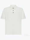 Cotton Short Sleeve Polo Shirt Dove - BOTTEGA VENETA - BALAAN 2