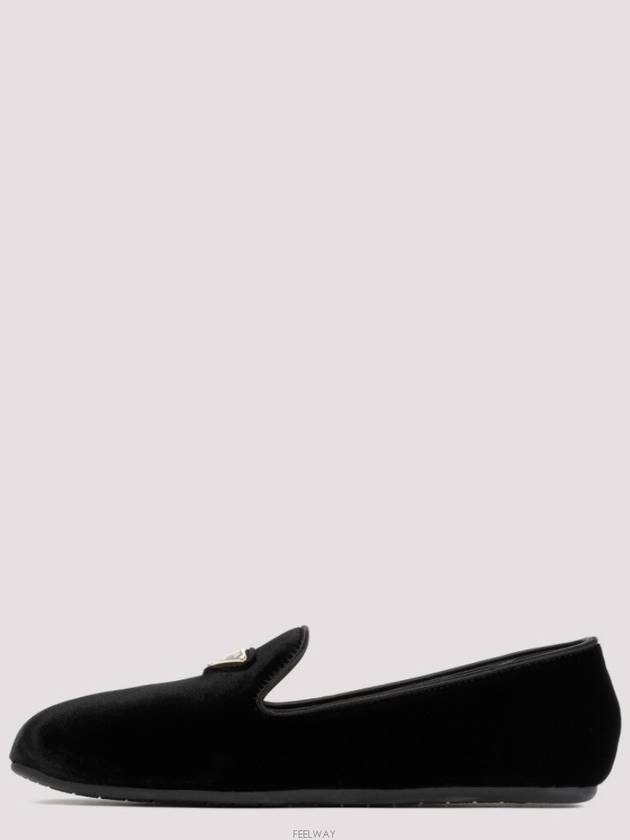 Velvet Loafers Black - PRADA - BALAAN 4