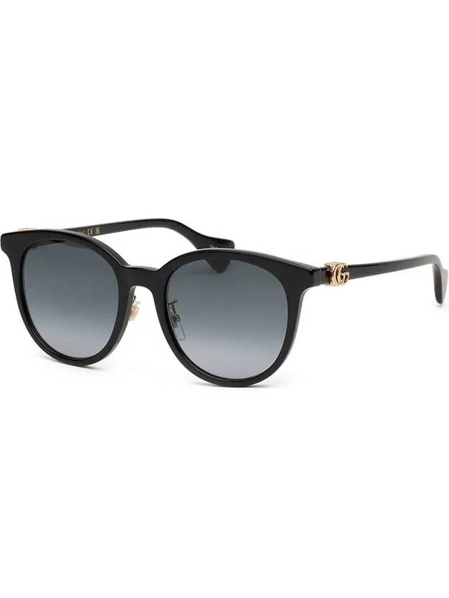 Eyewear Side GG Logo Round Sunglasses Black - GUCCI - BALAAN 2