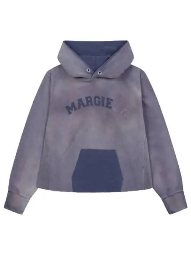 Memory of Cotton Organic Hooded Lilac Sweatshirt Hoodie - MAISON MARGIELA - BALAAN 1