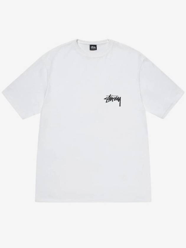 Cherries Short Sleeve T-Shirt White - STUSSY - BALAAN 3