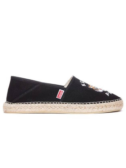 Lucky Tiger Embroidery Canvas Espadrilles Black - KENZO - BALAAN 2