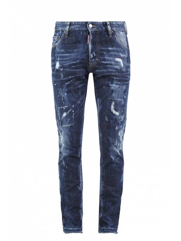 Stitch Point Multidis Washing Slim Fit Jeans - DSQUARED2 - BALAAN.