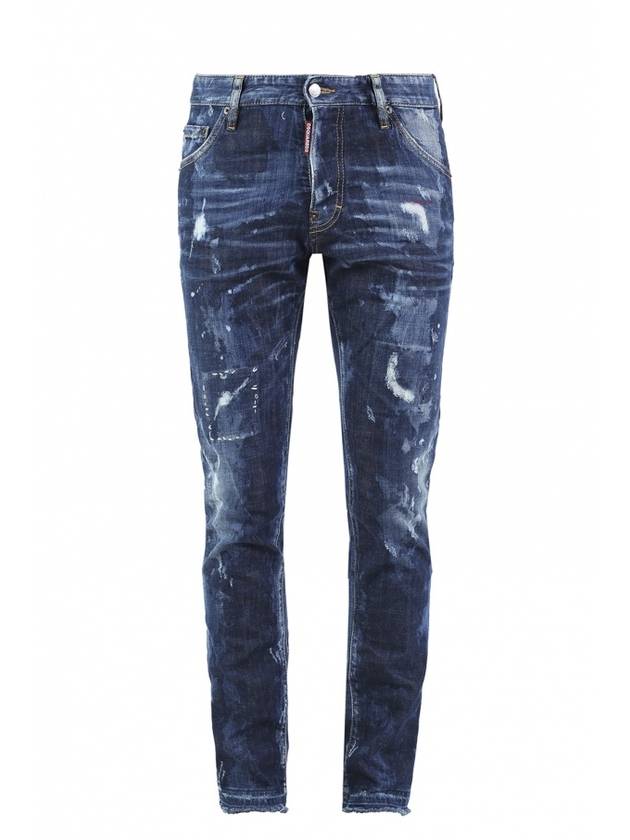 Stitch Point Multidis Washing Slim Fit Jeans - DSQUARED2 - BALAAN 1