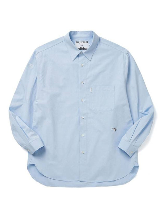 Signature symbol basic shirtsky blue - EXPRESSHOLIDAY - BALAAN 2