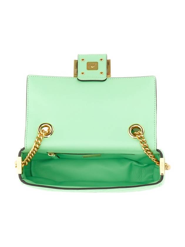 Baguette Medium Nappa Leather Chain Shoulder Bag Green - FENDI - BALAAN 5