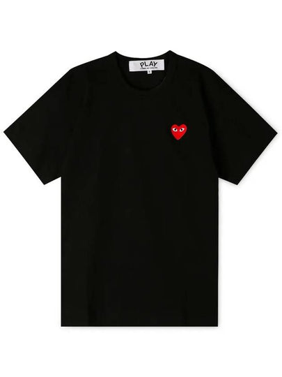 Red Heart T-Shirt Black - COMME DES GARCONS PLAY - BALAAN 2