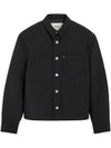 De Coeur Padded Over Long Sleeve Shirt Black - AMI - BALAAN 1