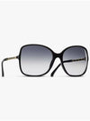 Sunglasses acetate black Lens Gray5210Q N501 - CHANEL - BALAAN 3