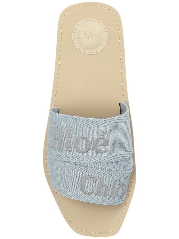 Chloé Slides Woody, Women's, Light Blue - CHLOE - BALAAN 6