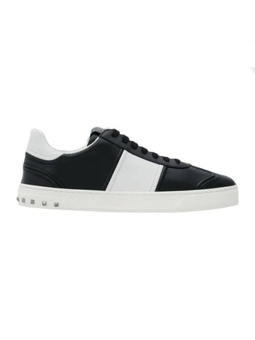 Flycrew Low Top Sneakers Black - VALENTINO - BALAAN 1