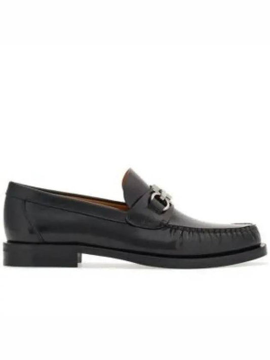 Gancini Ornament Loafer Black - SALVATORE FERRAGAMO - BALAAN 2