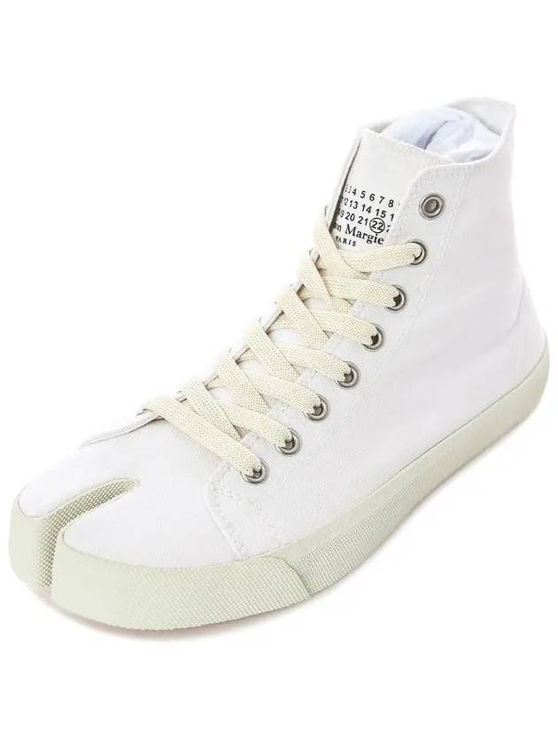 Men's Logo Tabi High Top Sneakers White - MAISON MARGIELA - BALAAN 2