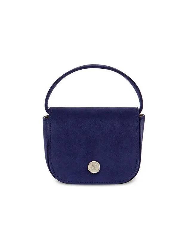 Bonita Suede Cross Bag Navy - AOAO - BALAAN 1