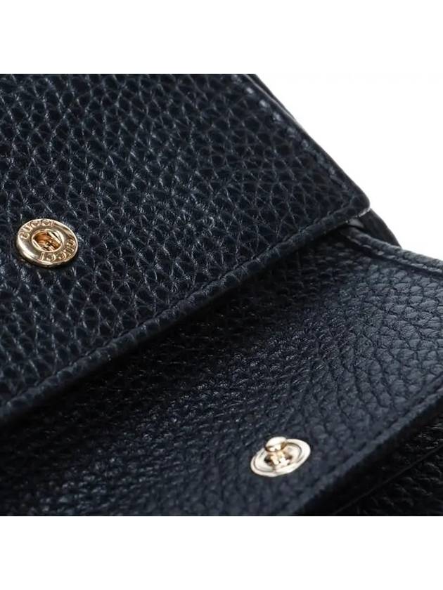 Soho 3-Tier Half Wallet Black - GUCCI - BALAAN 11