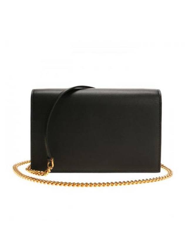 Gold Shoulder Bag Black - SAINT LAURENT - BALAAN 4