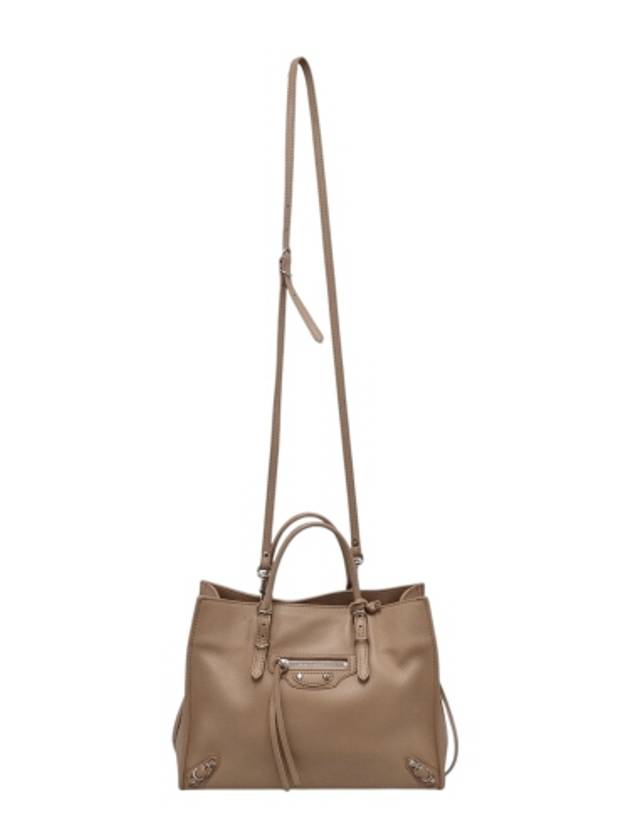 370926 Papier beige leather tote and shoulder bag - BALENCIAGA - BALAAN 3