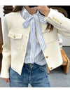 Dani Cotton Jacket Ivory - CELINE - BALAAN 5