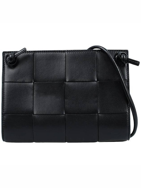 Intrecciato Cassette Mini Cross Bag Black - BOTTEGA VENETA - BALAAN 2