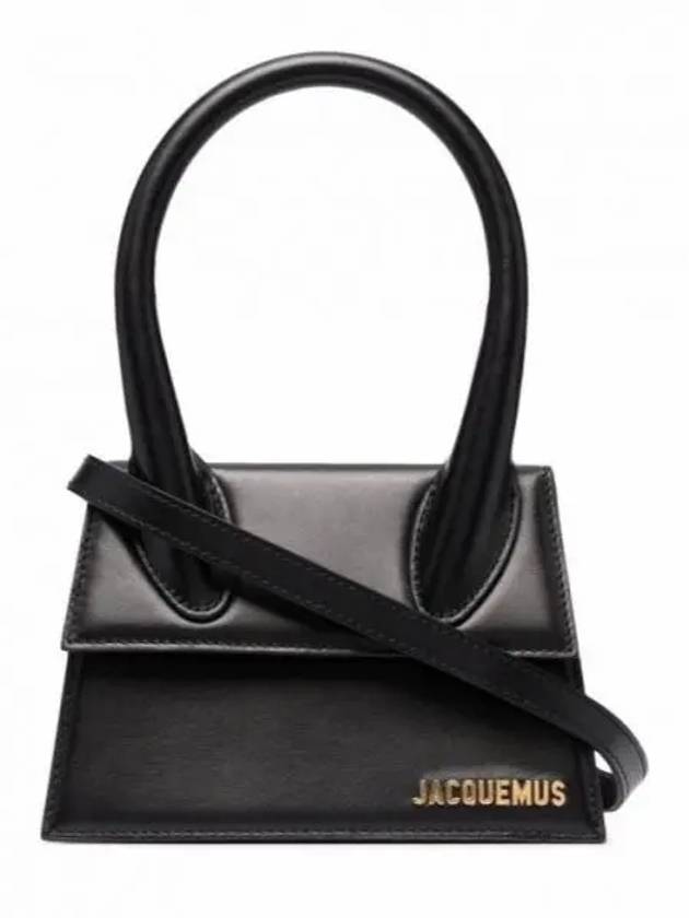 Le Chiquito Moyen Medium Leather Tote Bag Black - JACQUEMUS - BALAAN 2