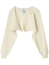 Bolero Knit Cardigan Ivory - THE GREEN LAB - BALAAN 7