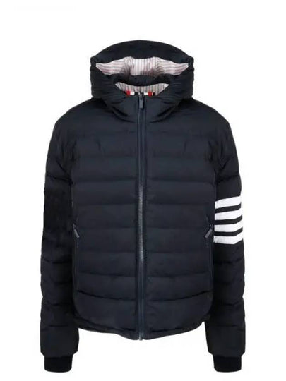 Poly Twill Down Filled 4-Bar Ski Padding Navy - THOM BROWNE - BALAAN 2