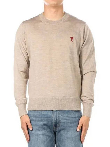 Men s heart logo knit 270263 - AMI - BALAAN 1