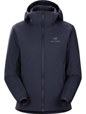 Atom Logo Zip-Up Hoodie Black Sapphire - ARC'TERYX - BALAAN 1