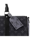 Keepall Bandouliere 35 Monogram Eclipse Duffel Bag Black - LOUIS VUITTON - BALAAN 6