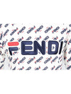 Fila Multi Logo Short Sleeve T Shirt XS - FENDI - BALAAN 2