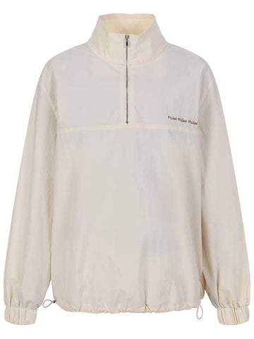 windbreaker half zip anorakivory windbreaker - MILESANDMILESANDMILES - BALAAN 1