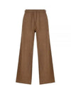 Parole Drawstring Wool Cashmere Wide Pants Brown - MAX MARA - BALAAN 2