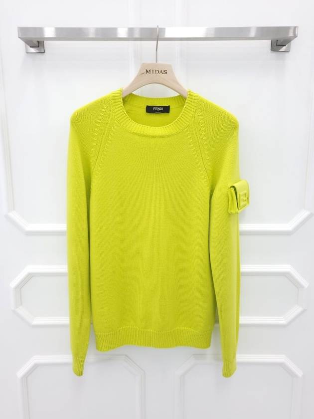 Neon Baguette Wool Sweater 48S - FENDI - BALAAN 1