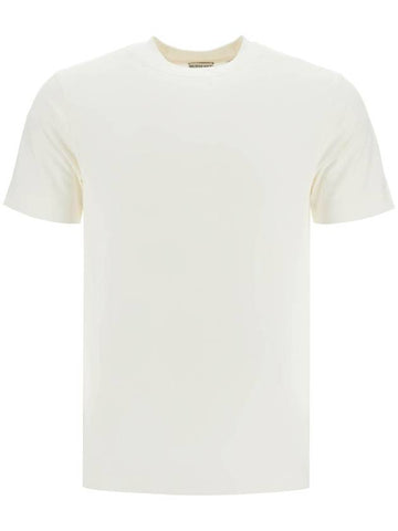 flocked pattern t-shirt - BURBERRY - BALAAN 1