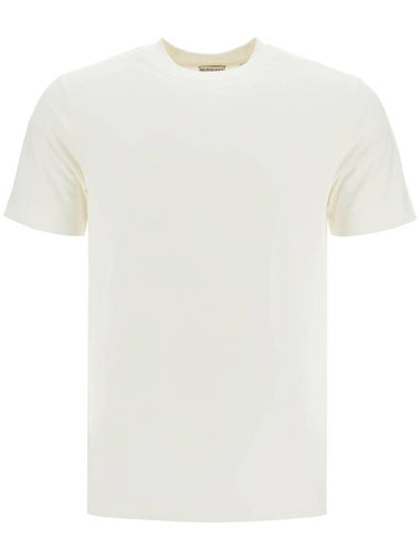 flocked pattern t-shirt - BURBERRY - BALAAN 1