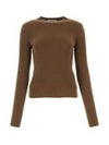 Omelia Cashmere Knit Top Brown - MAX MARA - BALAAN 2