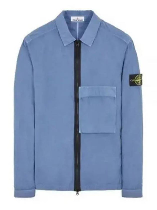 NASLAN LIGHT bellows pocket overshirt - STONE ISLAND - BALAAN.