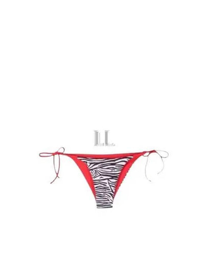 Reversible Zebra Print Bikini Briefs Red - DIESEL - BALAAN 2